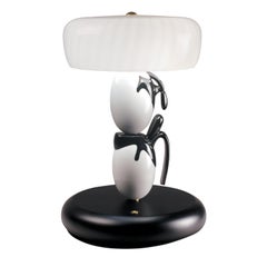 Lladró Hairstyle ‘I/U’ Table Lamp in Black and White by Hisakazu Shimizu