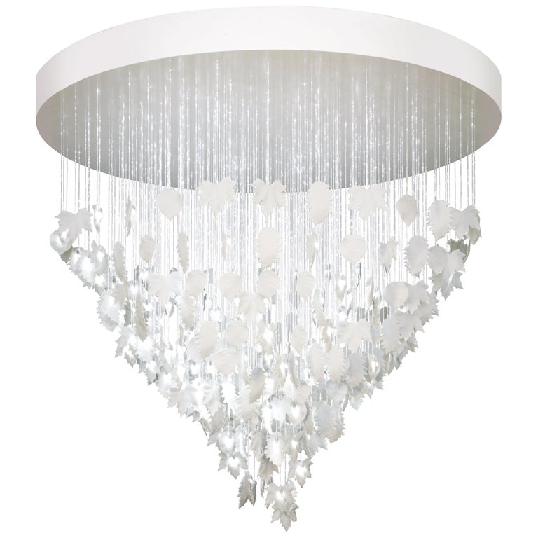 Lladro Magic Forest Chandelier 2m (CE/UK). White 01017155