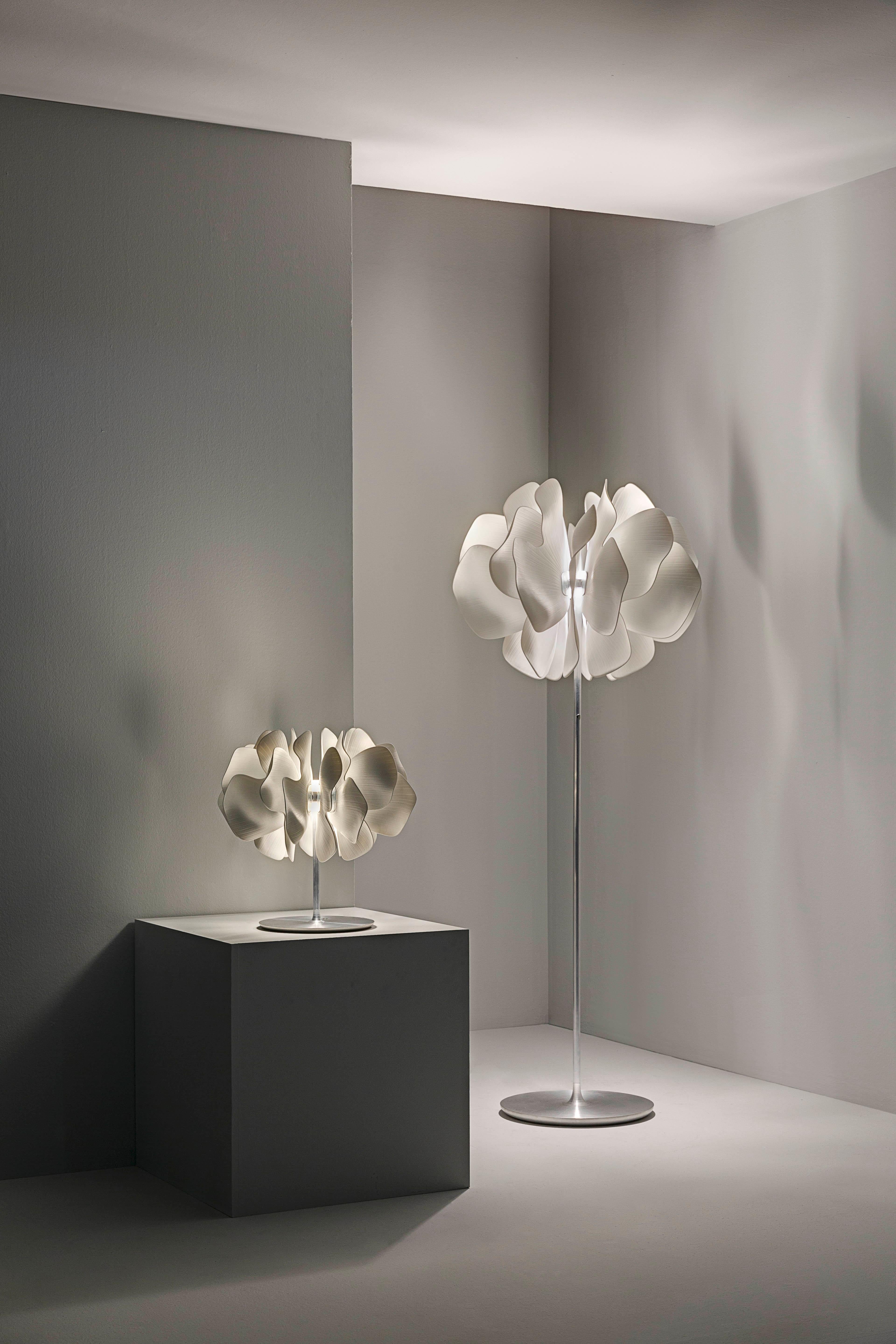 Spanish Lladró Nightbloom Floor Lamp in White by Marcel Wanders Large For Sale
