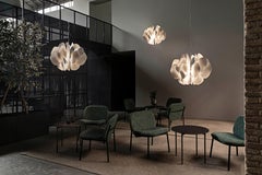 Lampe suspendue Lladró Nightbloom en blanc par Marcel Wanders