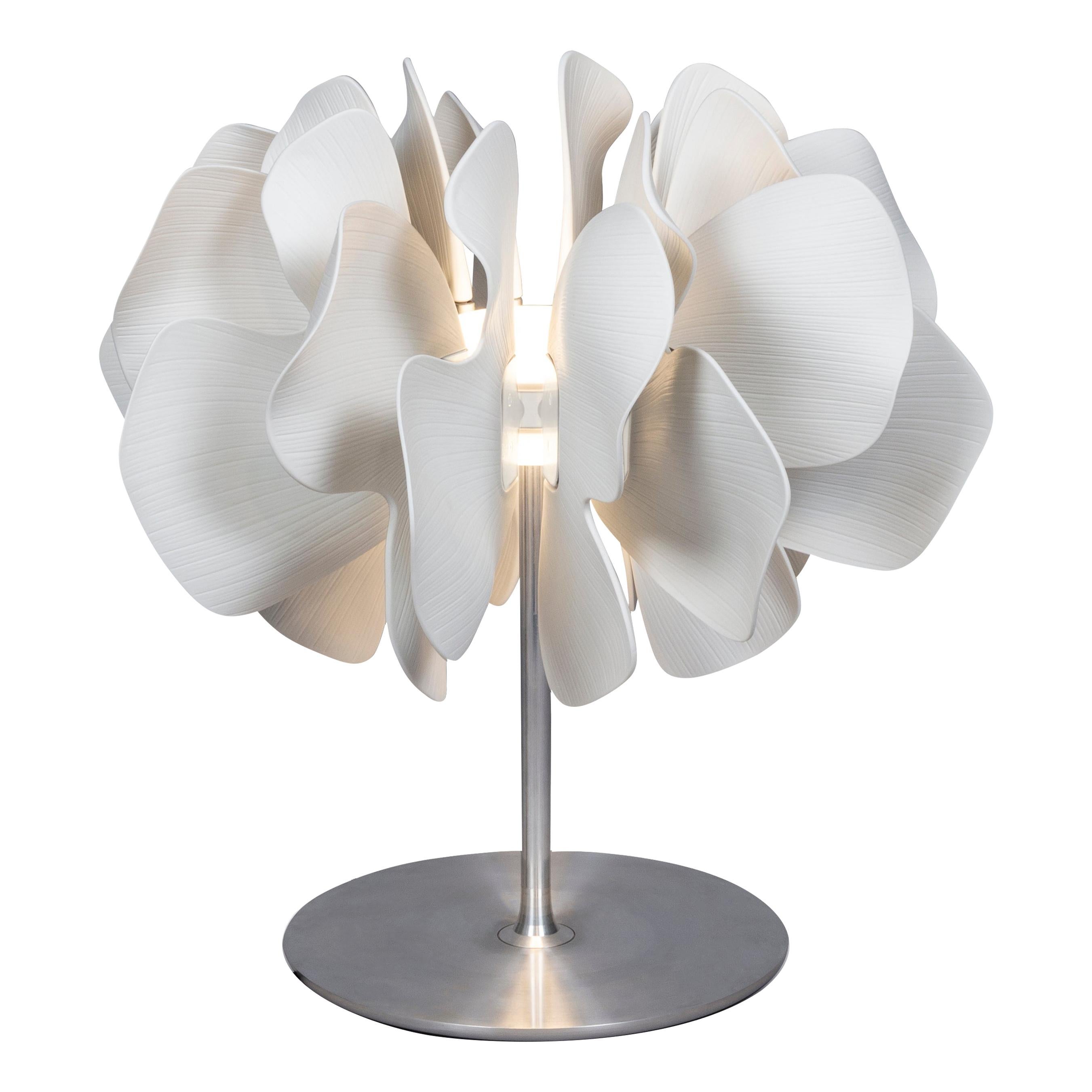 Lladró Nightbloom Table Lamp in White by Marcel Wanders