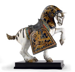 Lladró Oriental Horse Sculpture by Salvador Furió. Limited Edition.