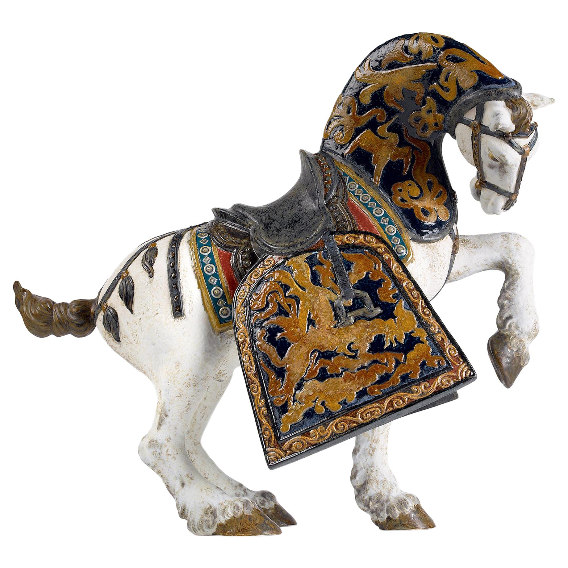 Lladró Orientalisches Pferd Skulptur von Salvador Furió. Limitierte Auflage. im Angebot