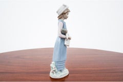 Lladro Porcelain Figurine "Girl with a Doll", Spain