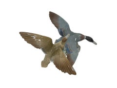 Lladró porcelain figurine of flying ducks, 1970s