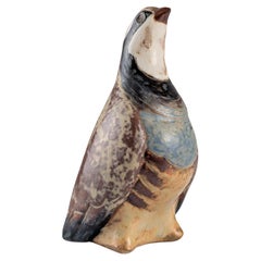Vintage Lladró Porcelain Figurine "Small Partridge"  in Stoneware, 1970s