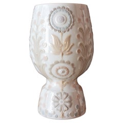 Lladro Porcelain Floral Vase, 1970s 