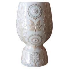 Vintage Lladro Porcelain Floral Vase, 1970s
