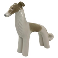 Lladro Porcelain Mini Figurine Of A Dog