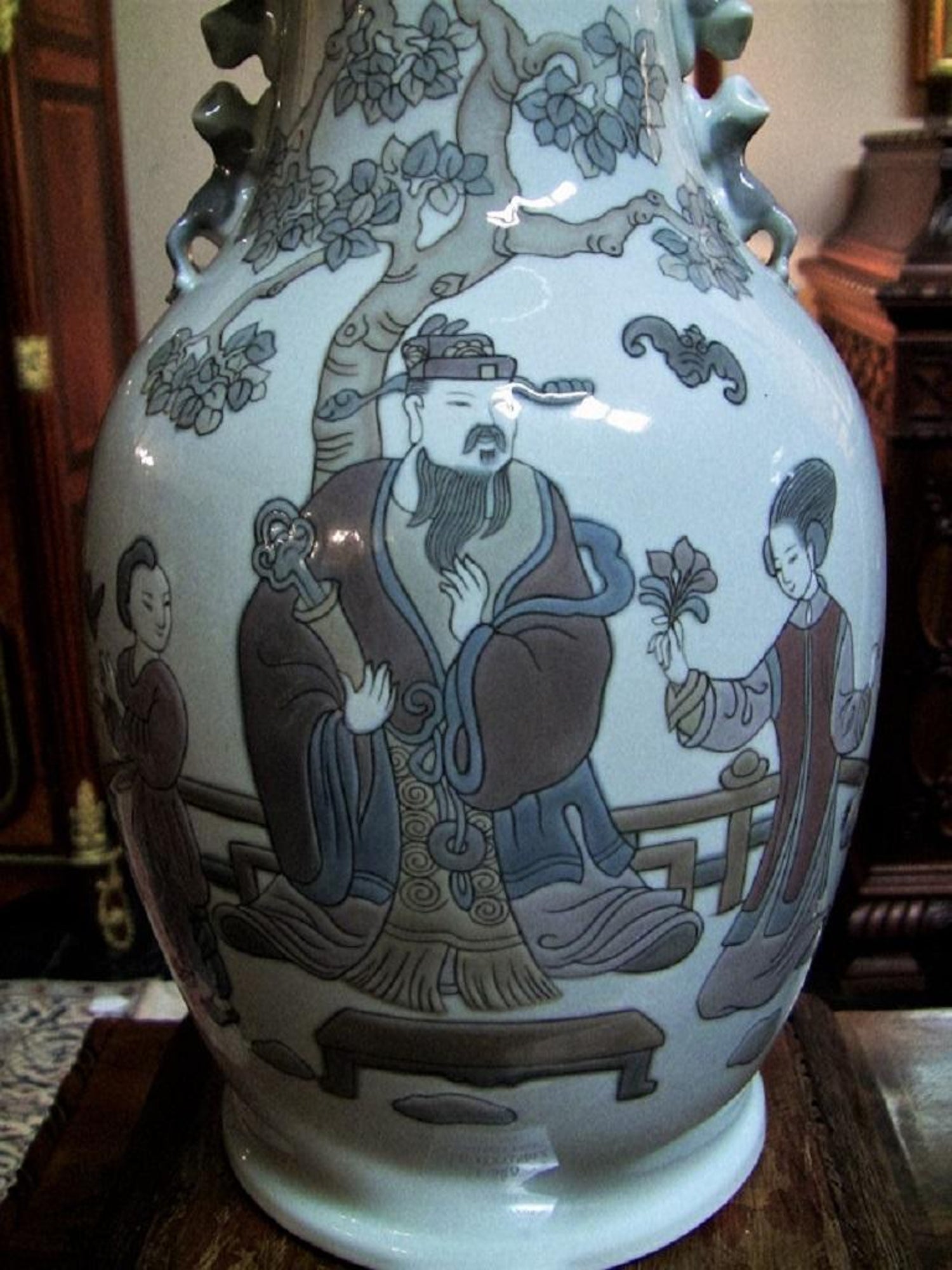 Lladro Retired Pair Of Mandarin Vases For Sale At 1stdibs