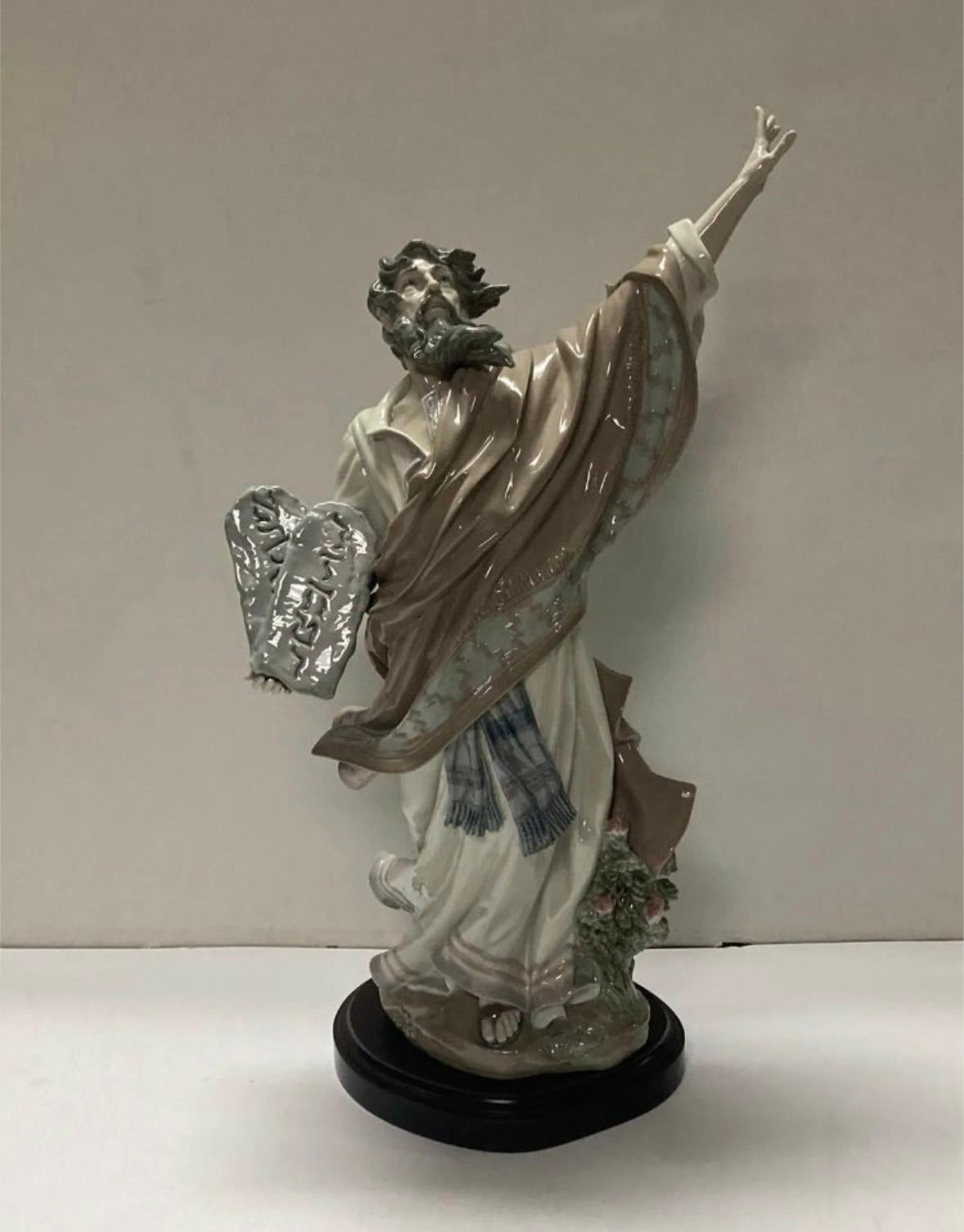 This is an Lladro Porcelain Figurine MOSES #1811 LE Spain Signed Retired. In excellent condition will be double boxed to insure safety