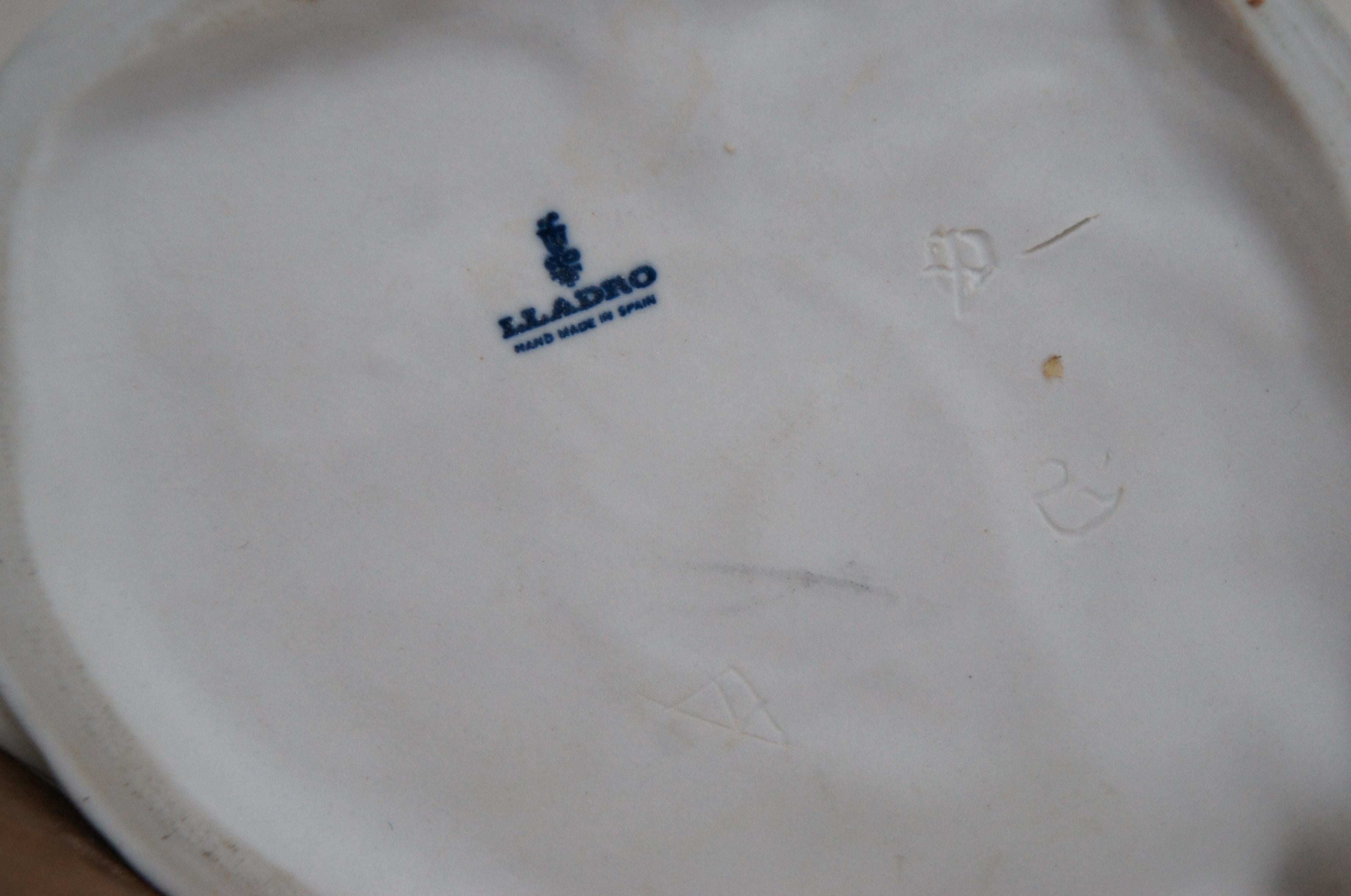 Lladro Angelo pensante seduto Lampada da tavolo in porcellana Fulgencio Garcia 12