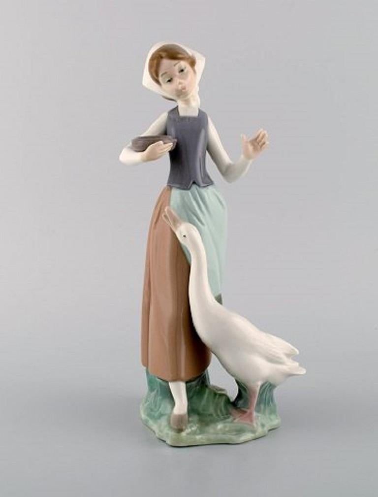 Lladro, Spain, Four Porcelain Figurines, 1970s-1980s 1