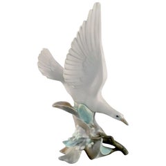 Lladro, Spain, Large Porcelain Figure, Bird, 1980s