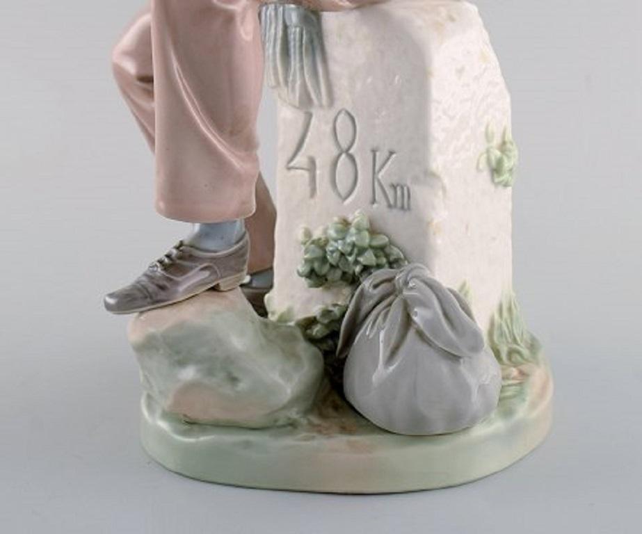 Late 20th Century Lladro, Spain, Large Porcelain Figure, Troubadour, 1980s-1990s For Sale