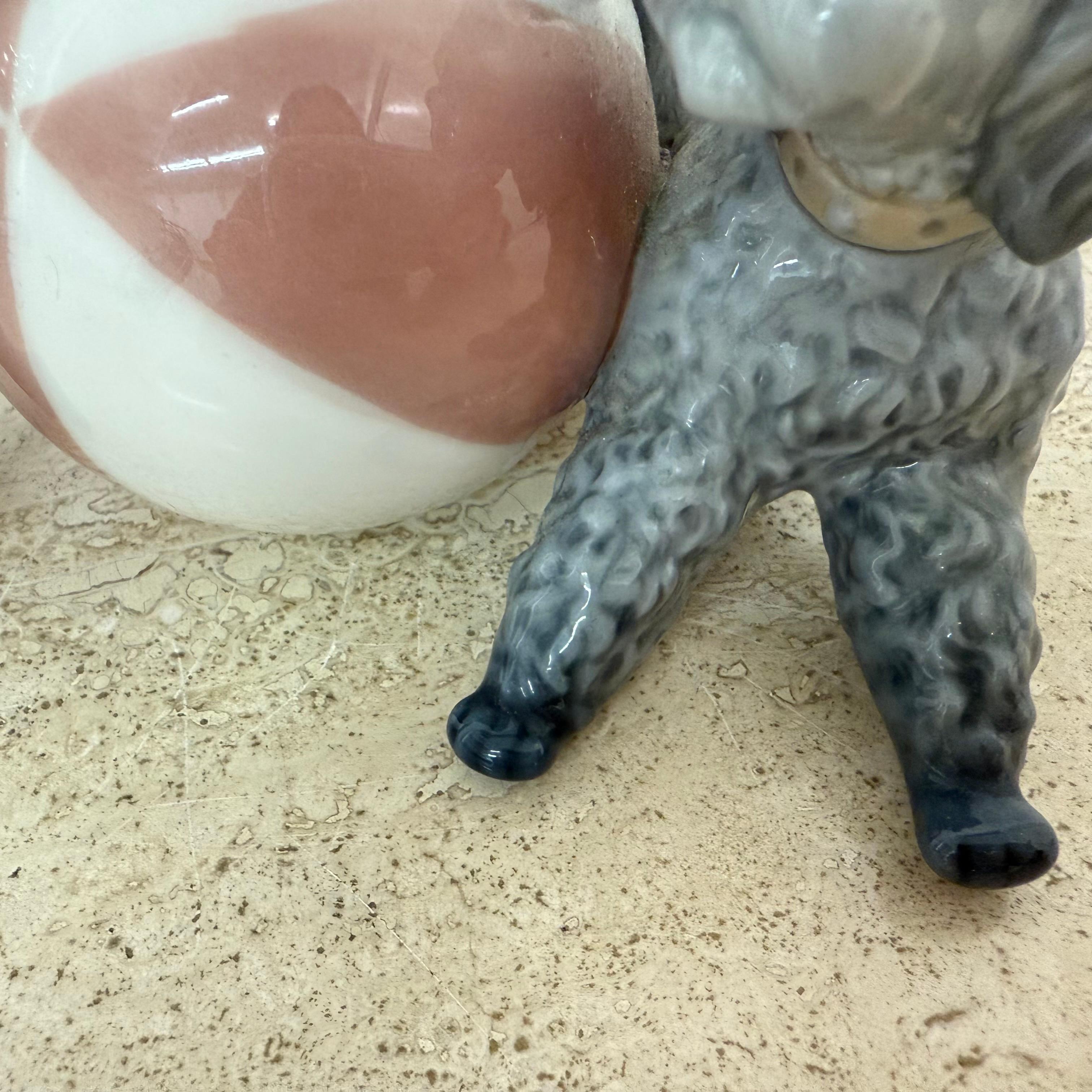 Lladro porcelana española rara escultura caniche en venta 1