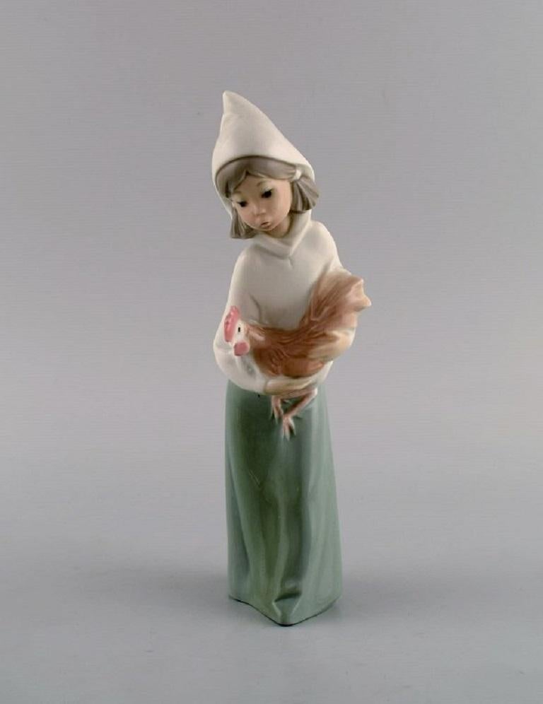 Lladro, Spain, Three Porcelain Figurines, 1970/80s For Sale at 1stDibs