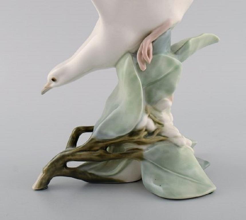 Late 20th Century Lladro, Spain, Three Porcelain Figurines, Birds, 1970s-1980s