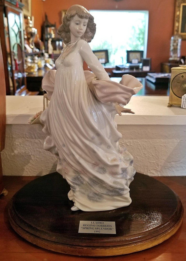 Lladro Spanish Porcelain Figurine of Spring Splendor 'Retired' at 1stDibs lladro spring