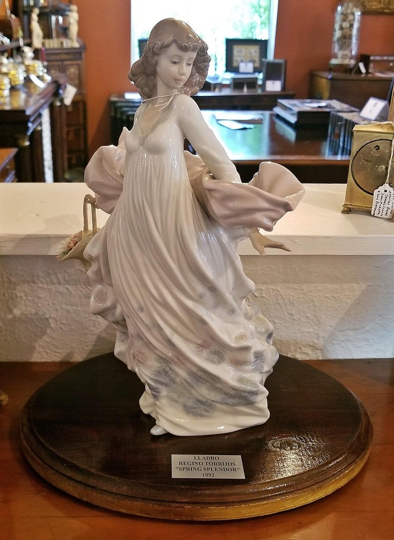 Lladro Spanish Porcelain Figurine of Spring Splendor 'Retired' at 1stDibs lladro spring