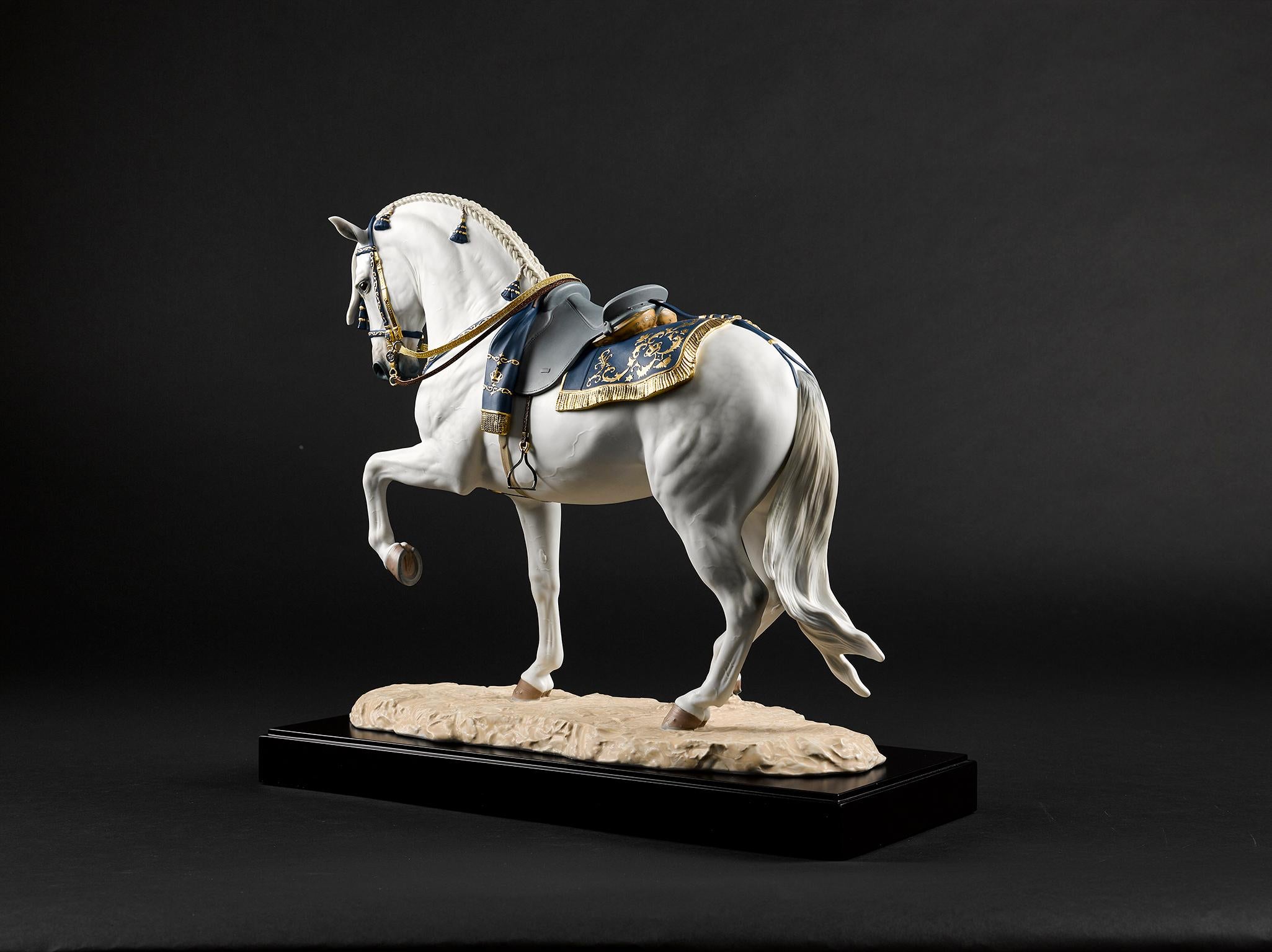 Sculpture Lladró en forme de cheval de pure race espagnole par Ernest Massuet. Édition limitée. en vente 5