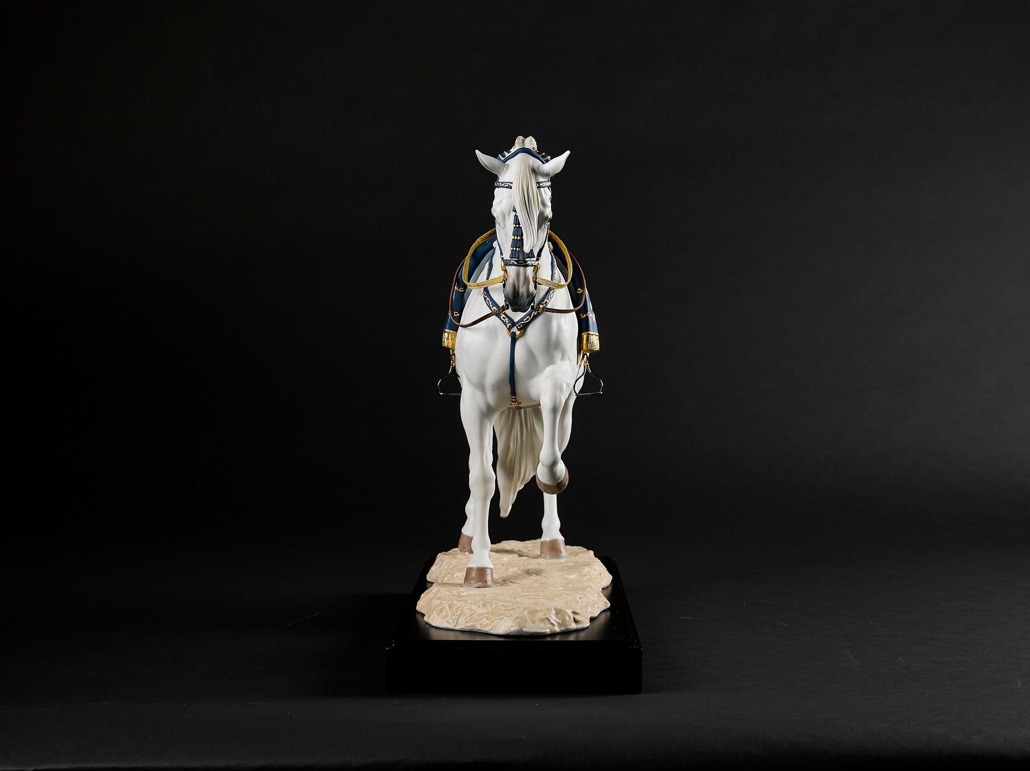 Sculpture Lladró en forme de cheval de pure race espagnole par Ernest Massuet. Édition limitée. en vente 6