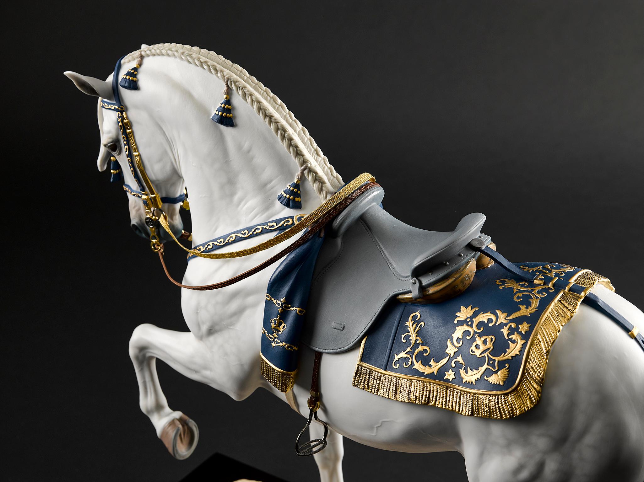 Sculpture Lladró en forme de cheval de pure race espagnole par Ernest Massuet. Édition limitée. en vente 8