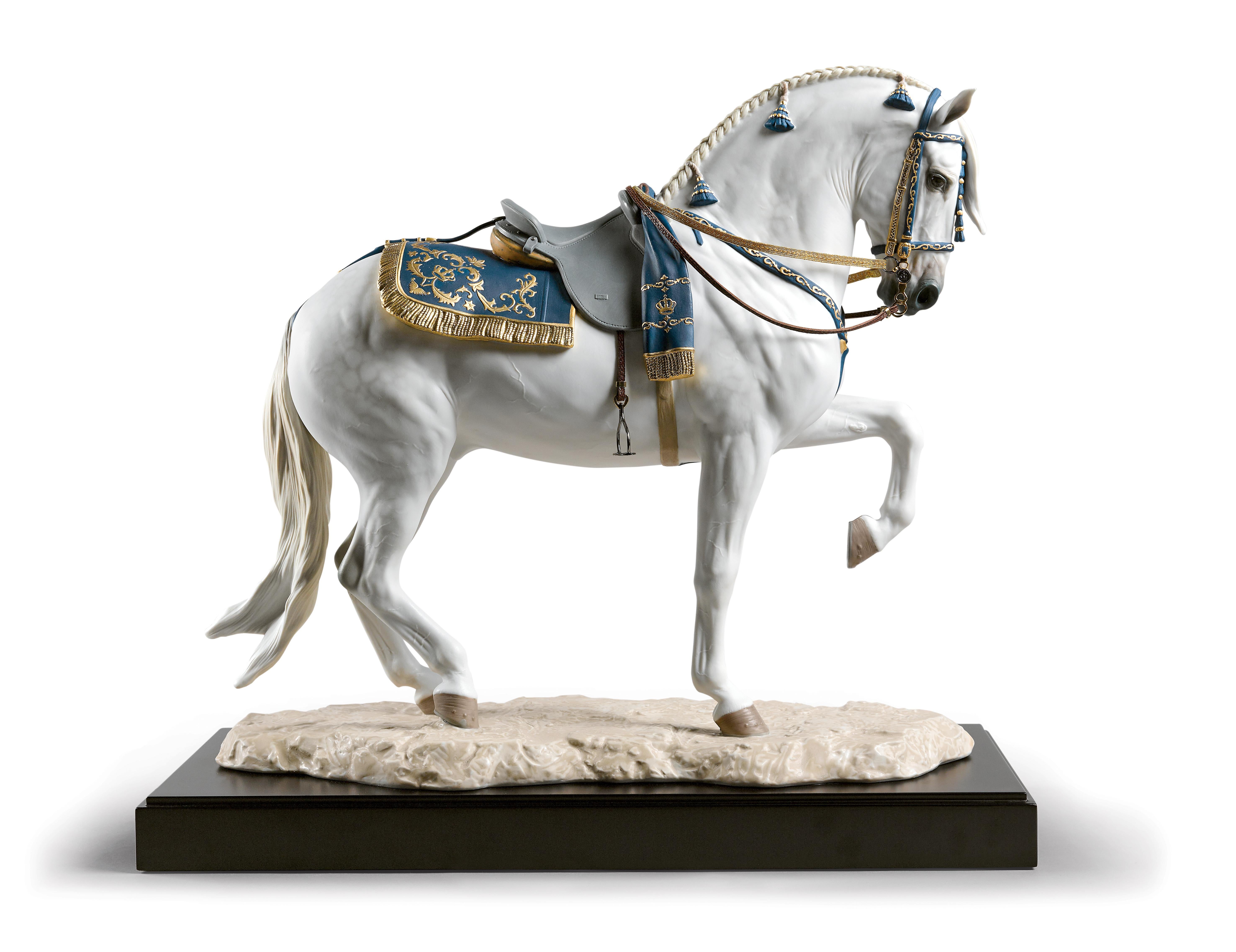 Moderne Sculpture Lladró en forme de cheval de pure race espagnole par Ernest Massuet. Édition limitée. en vente