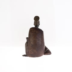 Lladro Stoneware "African Woman" Figure Sculpture by José Santaeulalia