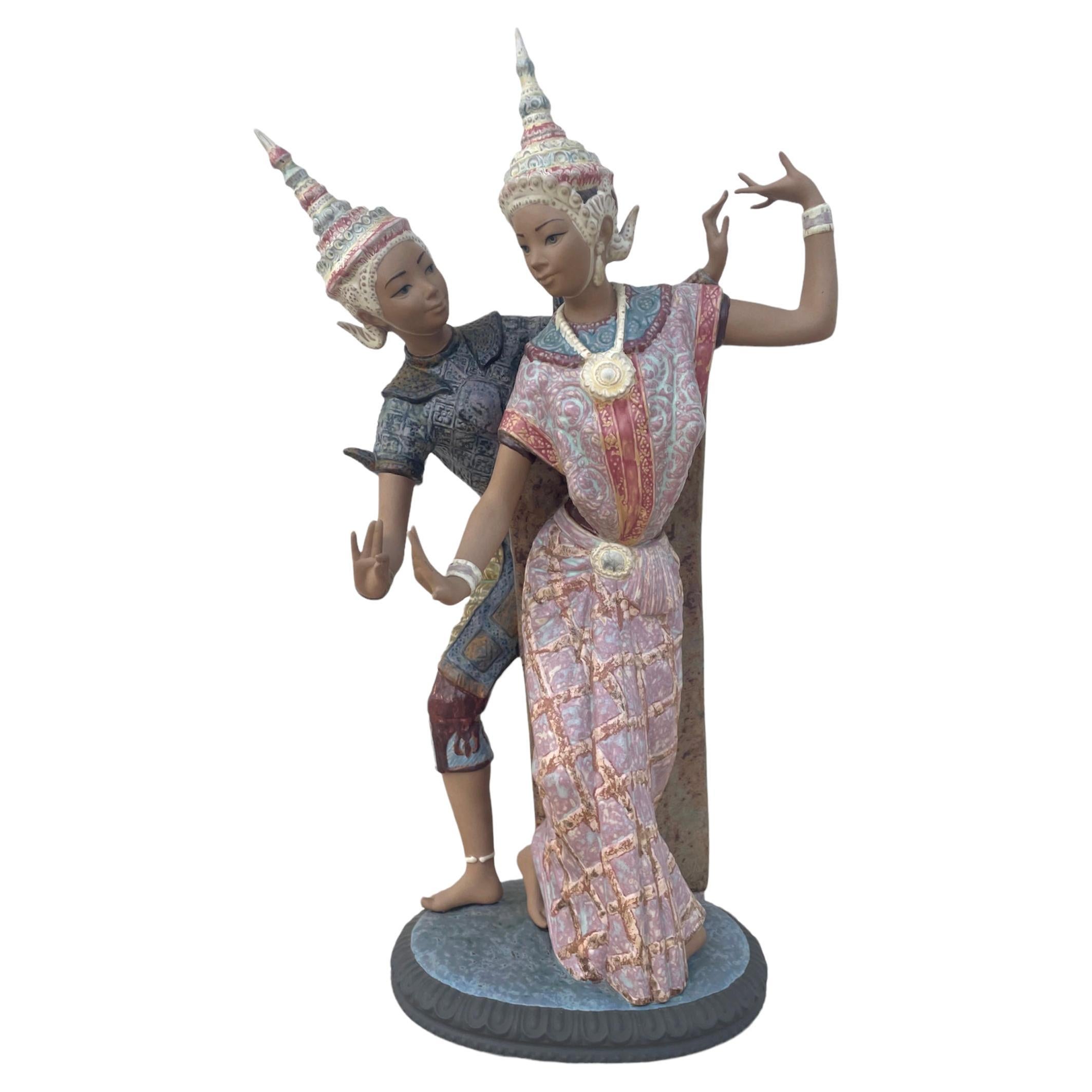 Lladro Thai Couple Figurine at 1stDibs