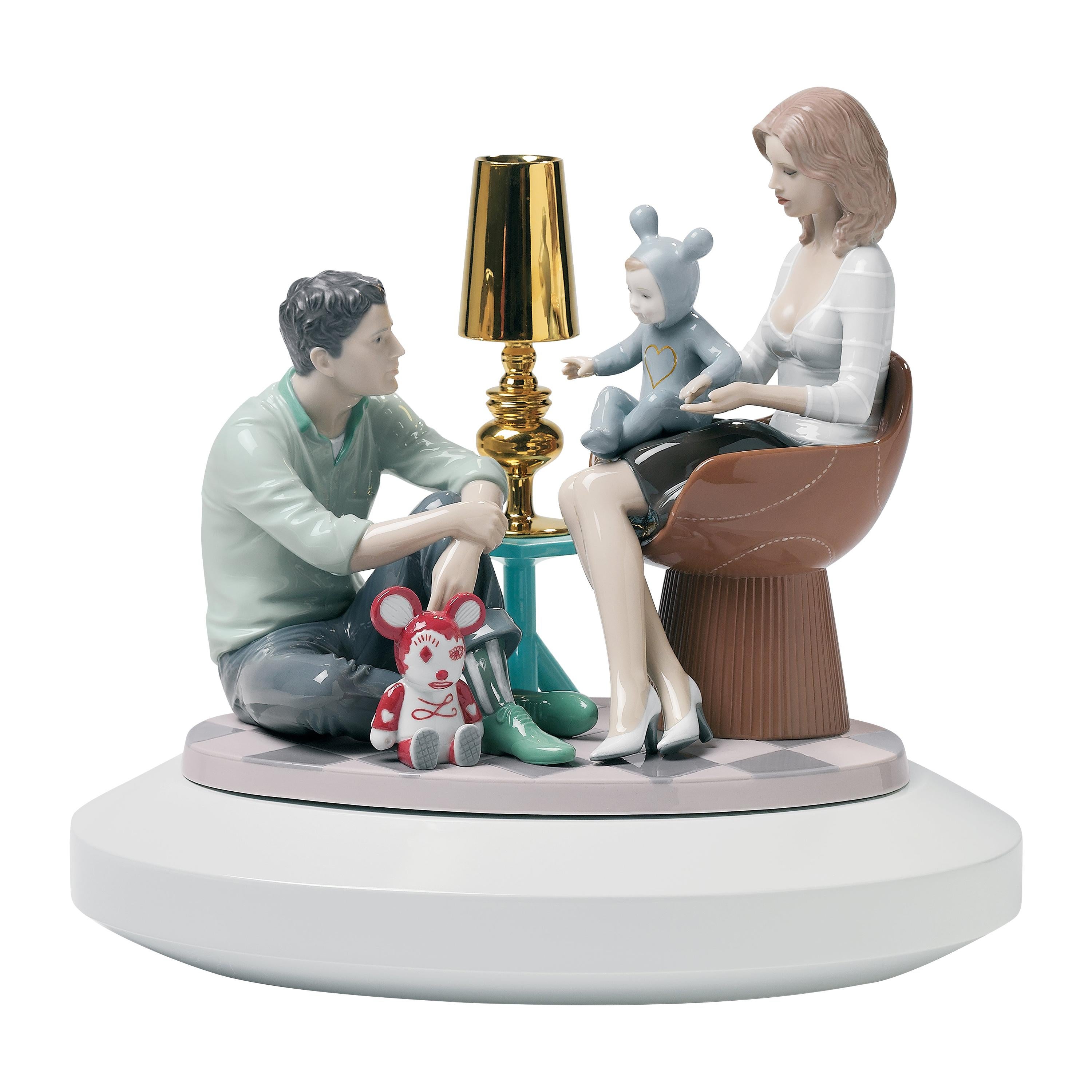 Lladró The Family Portrait Figurine by Jaime Hayon For Sale