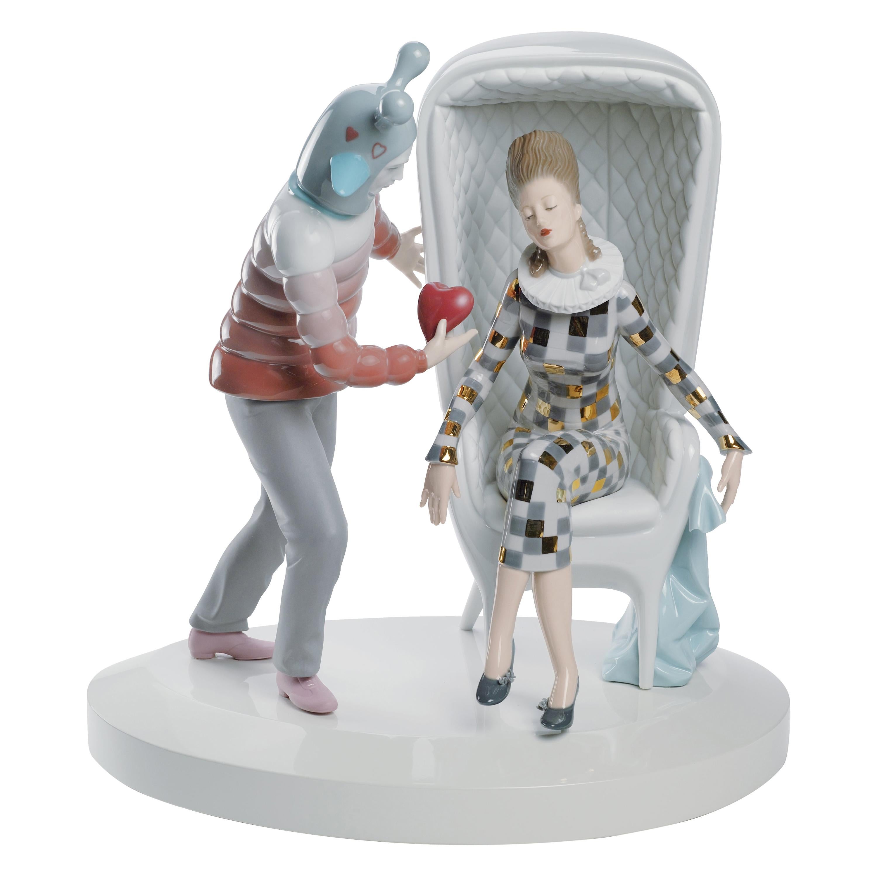 Lladró the Love Explosion Couple Figurine by Jaime Hayon