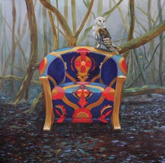 Winter Chair by Llael McDonald. Oil on linen. 