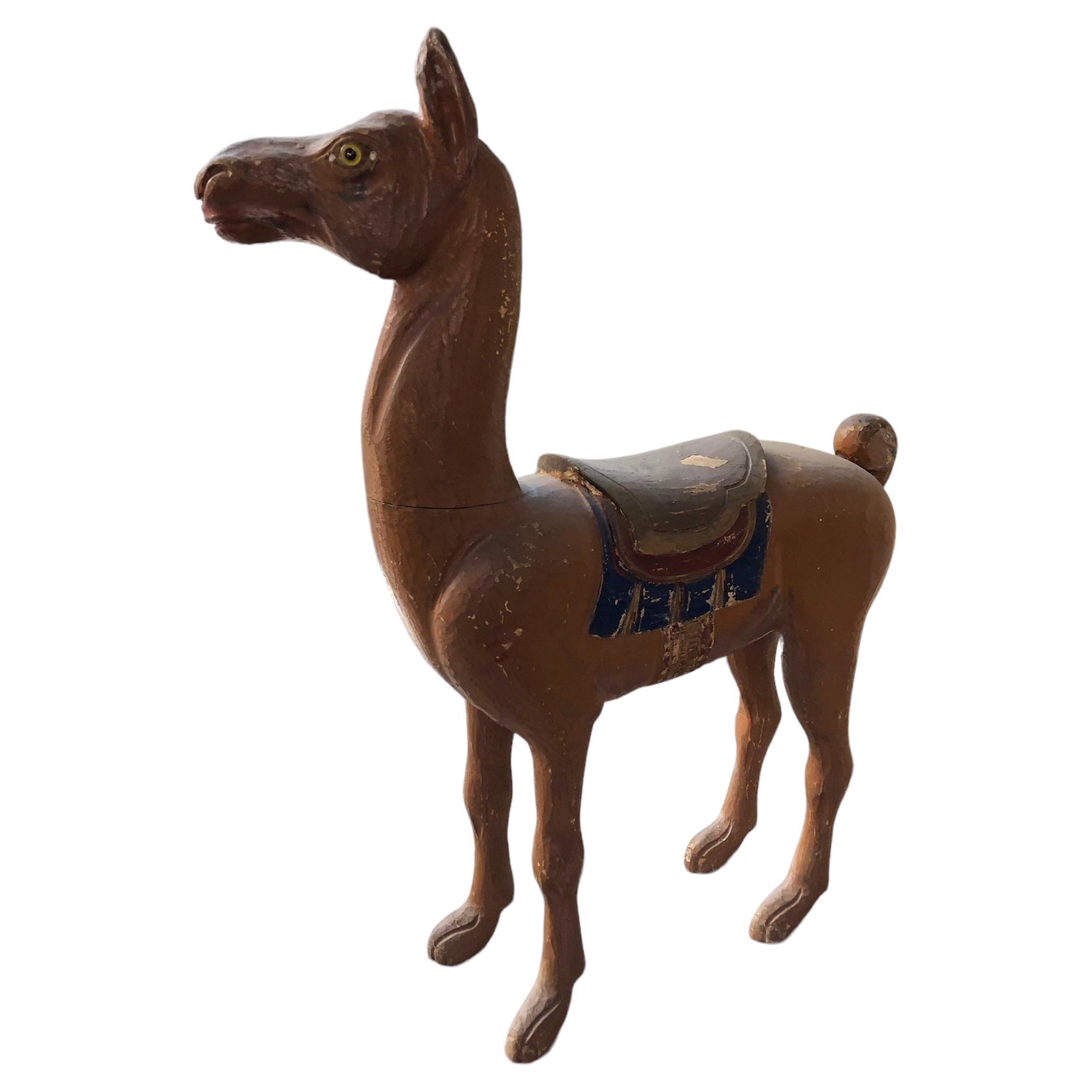 Llama with Glass Eyes, 1930 For Sale