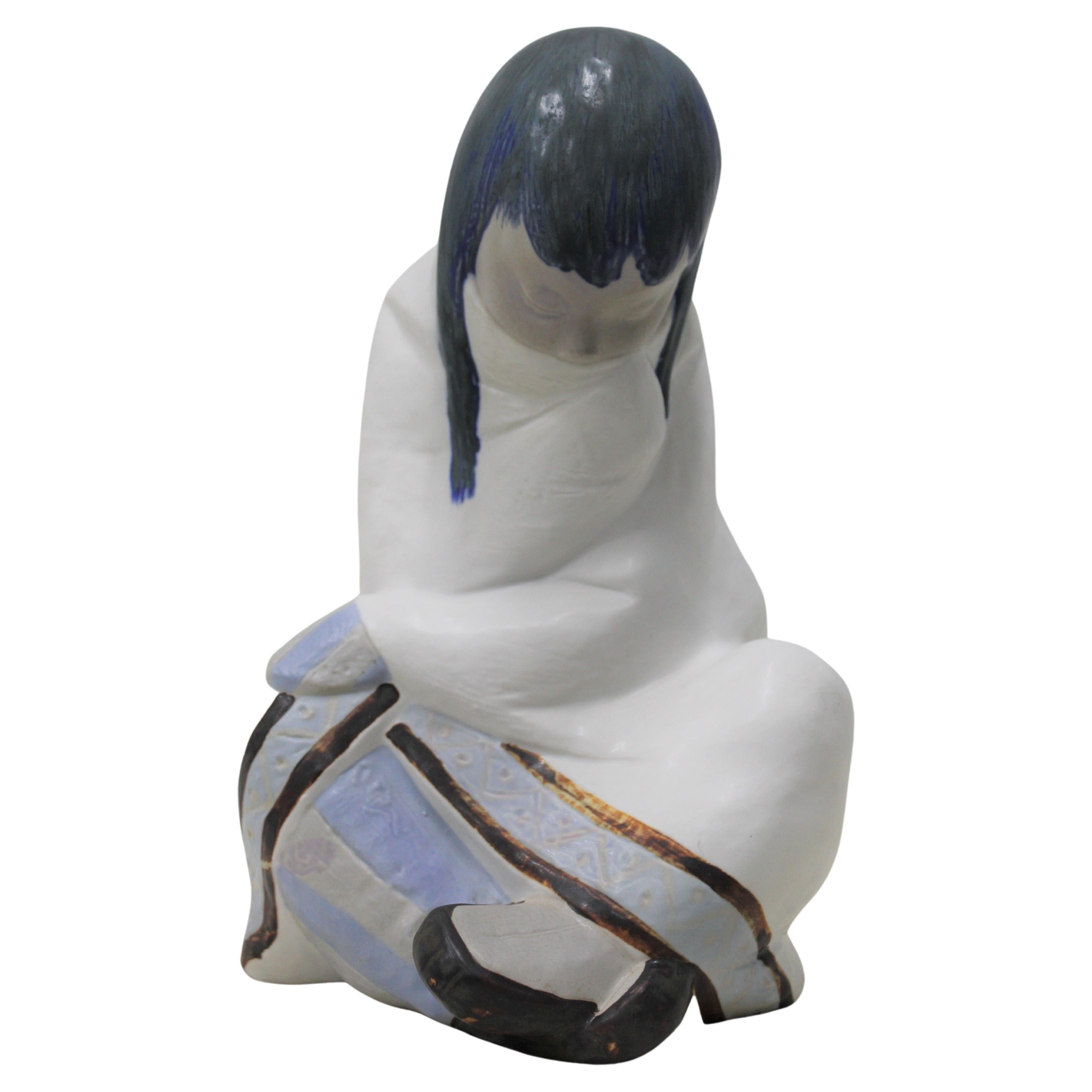 Figure de Eskimo LLADRO en forme de coquelicot par Juan Huerta en vente