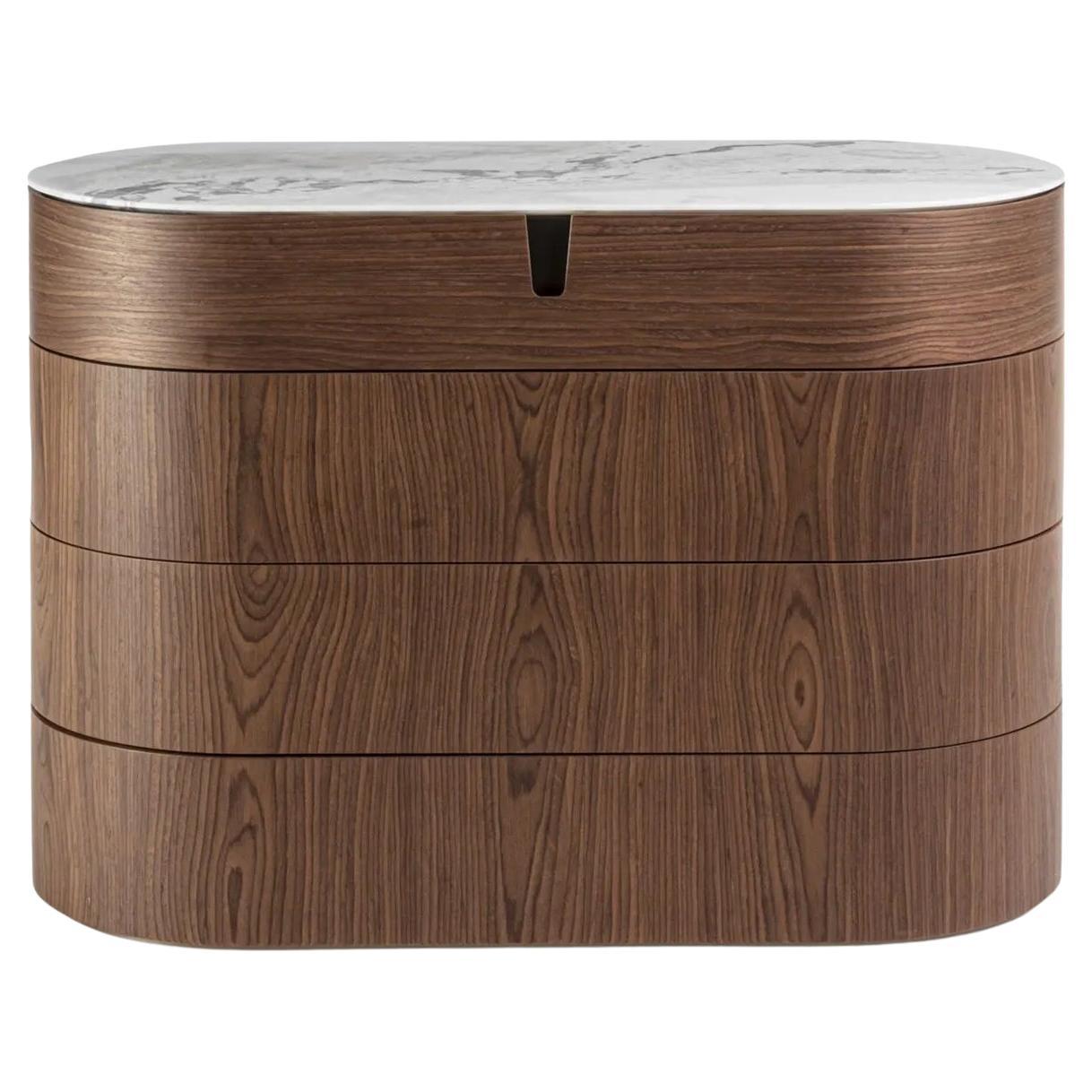 Commode en marbre blanc Lleno