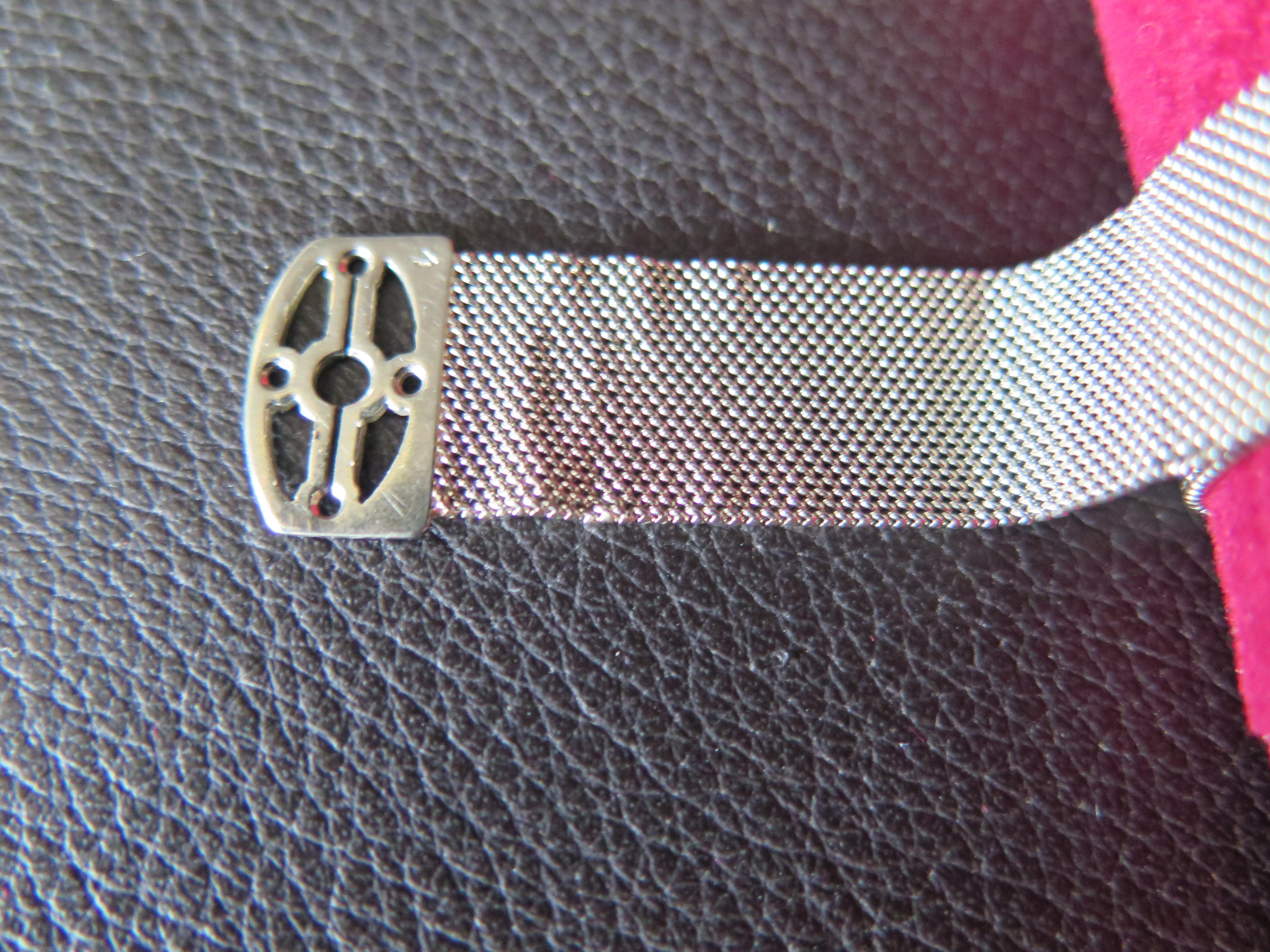 L.Leroy & Cie Orologio da serbatoio in platino con bracciale degli anni '20 ca. in vendita 11