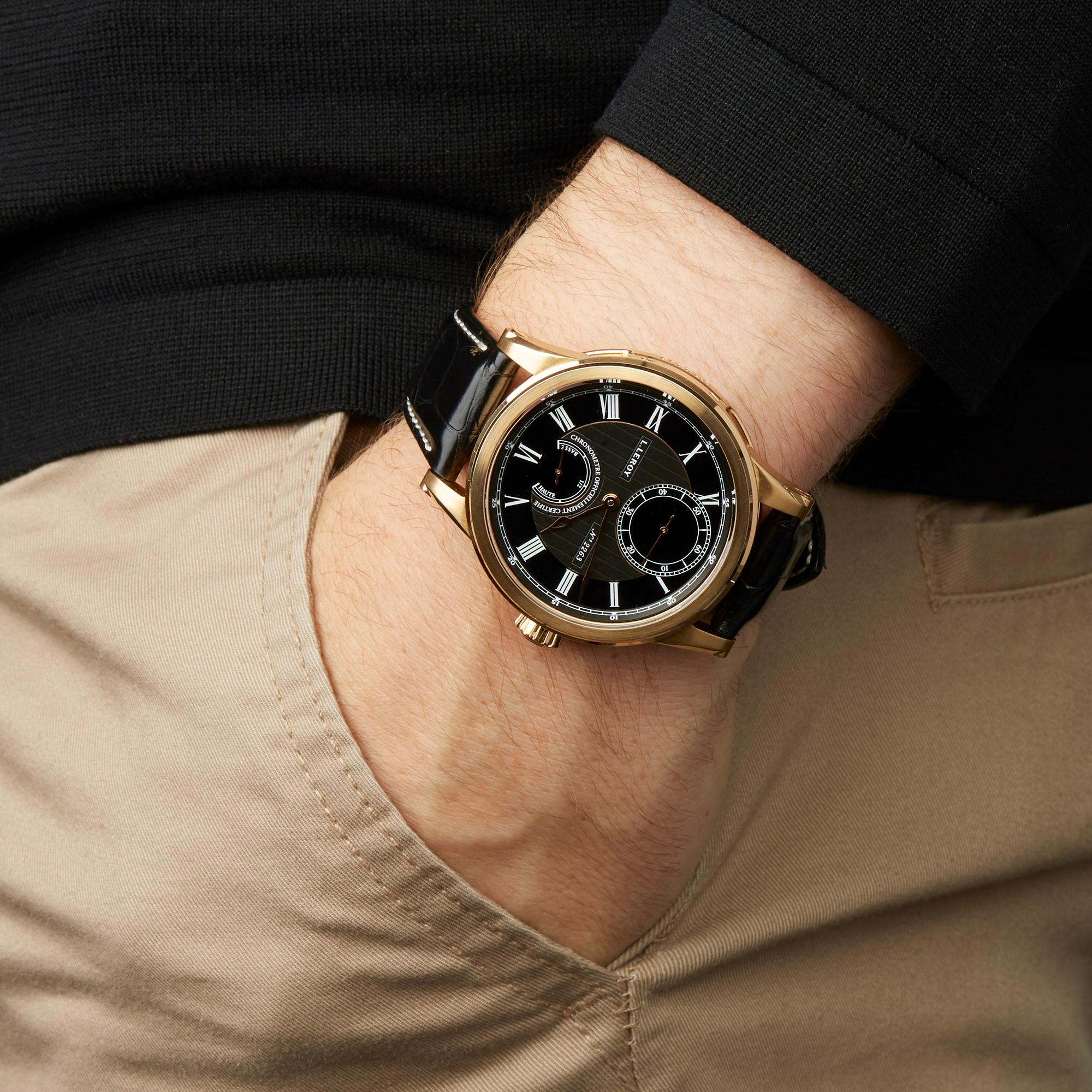 L.Leroy Marine Power Reserve 18 Karat Rose Gold 3