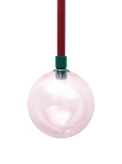 Llorona Wall Sconce Large, Powder-Coated Brass, Hand Blown Glass