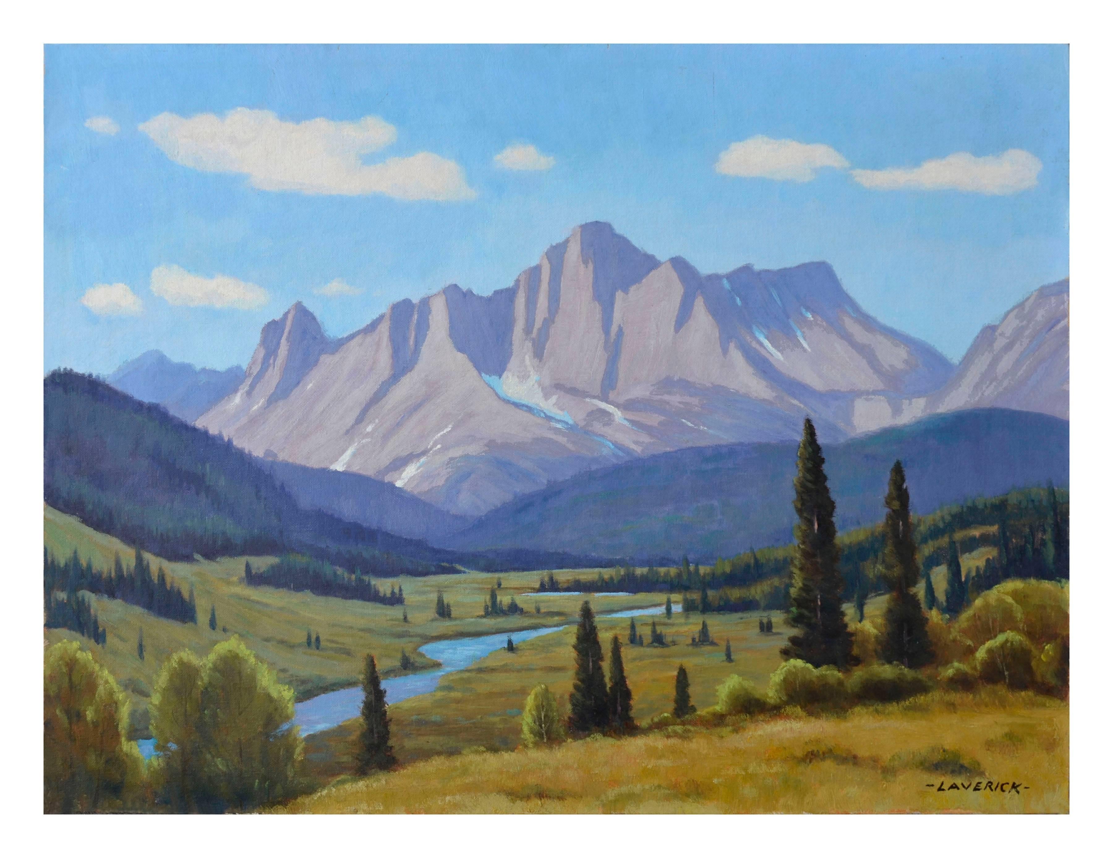 Cataract Creek, Alberta - Paisaje del Valle del Río de las Montañas Canadienses