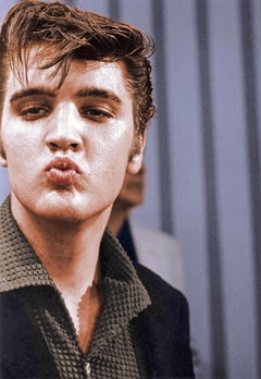 Elvis: "The Kiss" Colorized Fine Art Print - 1stDibs Gallery
