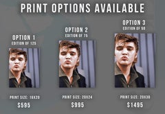 Elvis: "The Kiss" Colorized Fine Art Print