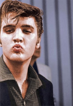 Elvis: "The Kiss" Colorized Fine Art Print