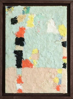 2025 Contemporary Mini Original Abstract Mini Oil Painting - Things Far and Near