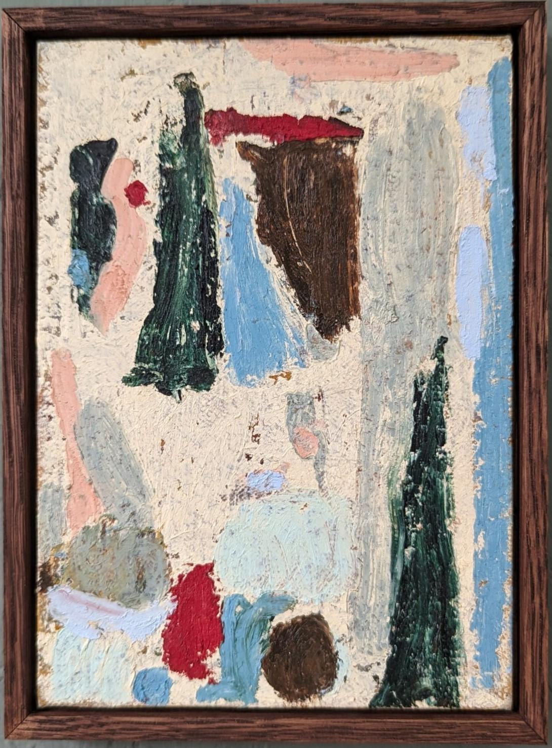 COLLECTED FICTIONS
Size: 20 x 15 cm (including frame)
Oil on linen panel

A small but powerful abstract composition by British artist Lloyd Durling, painted in oil onto linen panel. Signed, titled and dated on reverse.

Central to this painting is