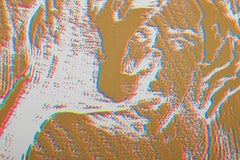 Nude 2, Psychedelic Screenprint by Lloyd Fertig