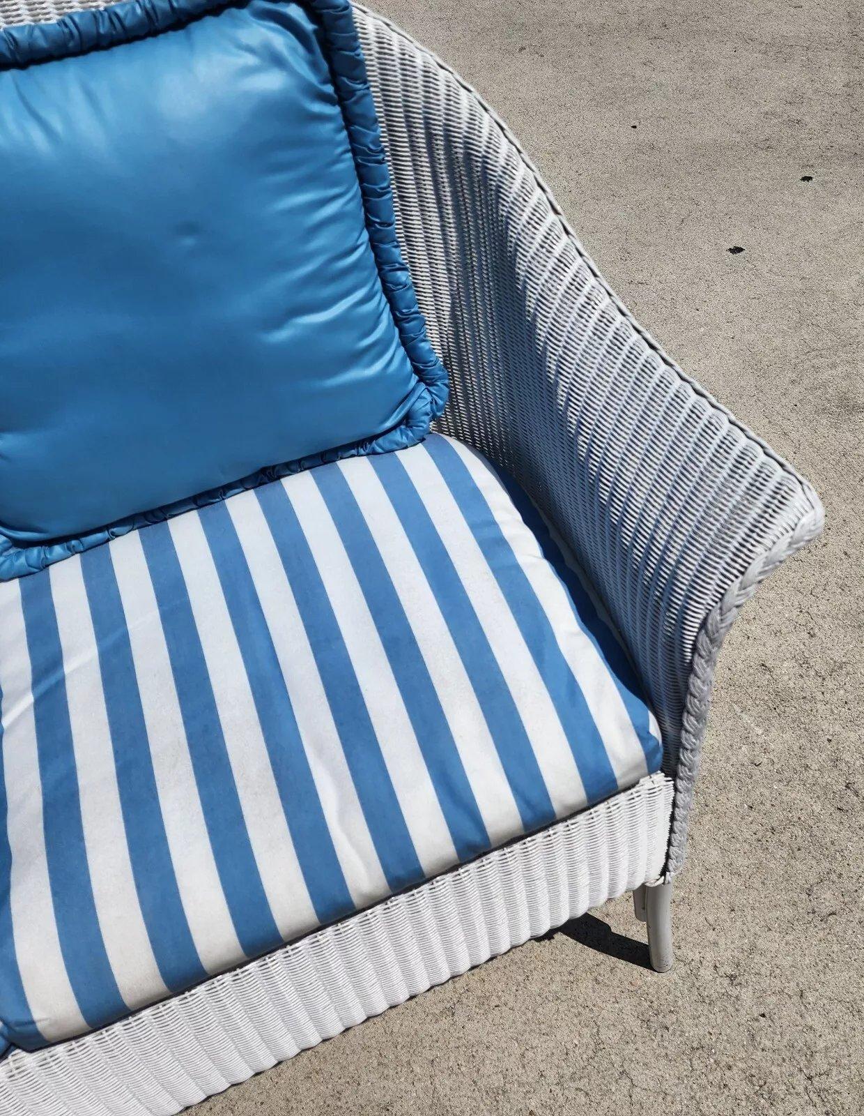 Alluminio Lloyd Loom di Lloyd FLANDERS - Divano in vimini in vendita