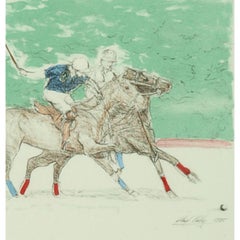 "Two Polo Players" by Lloyd Kelly