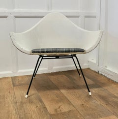 Lloyd Loom 1960s “Stingray” Retro Arm Chair   A Quirky statement piece of its ti