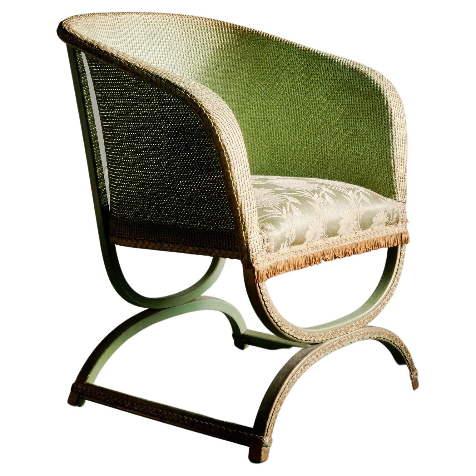 Lloyd Loom Sarvonola Style Chair at 1stDibs